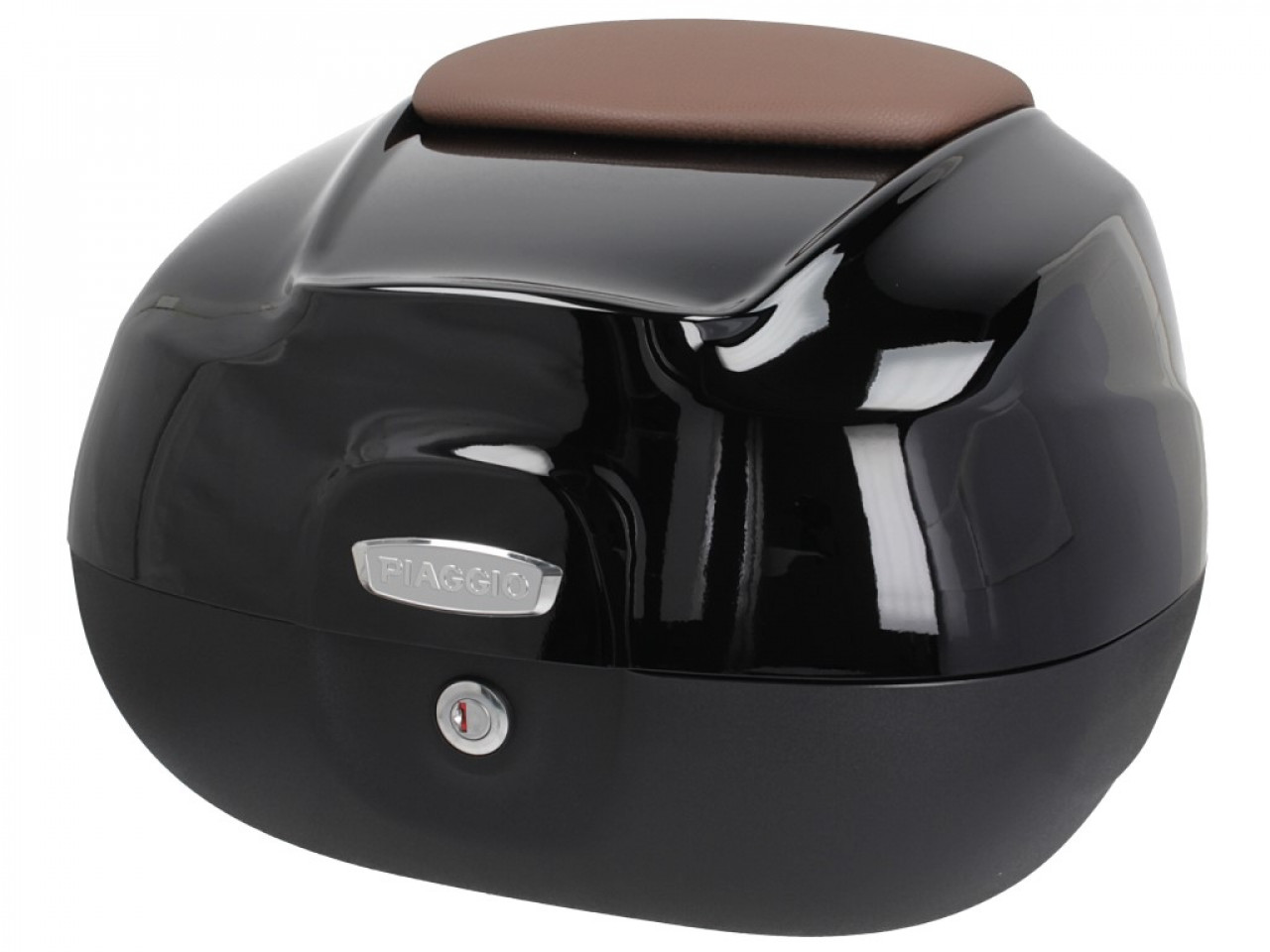 Topcase 37L für Beverly Original Piaggio - NERO LUCIDO 90/B