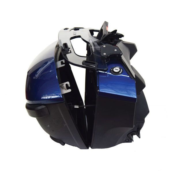 Gepäckträger für Seiten-Koffer BMW K 1600 GT/GTL, R 1250 RT, R 1200 RT, PMMA, leicht getönt