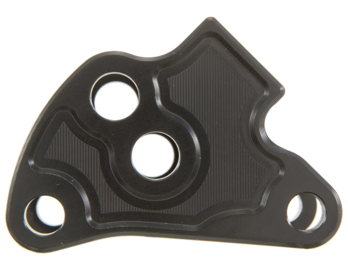 Adapter für Tieferlegung Stoßdämpfer, hinten für Vespa Primavera/​Sprint, schwarz