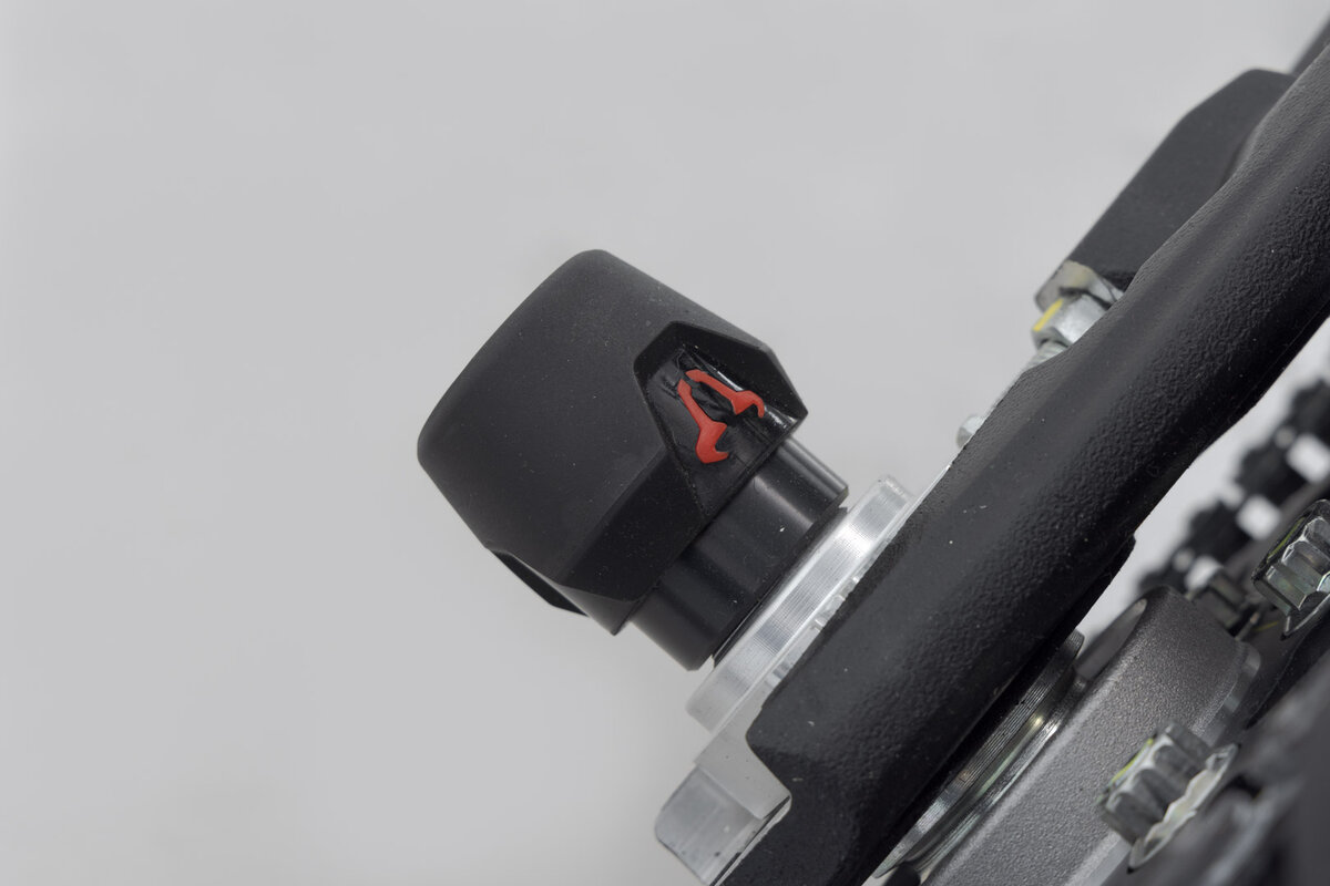 SW-Motech Sturzpad-Kit für Hinterachse schwarz für Ducati Multistrada V2, DesertX