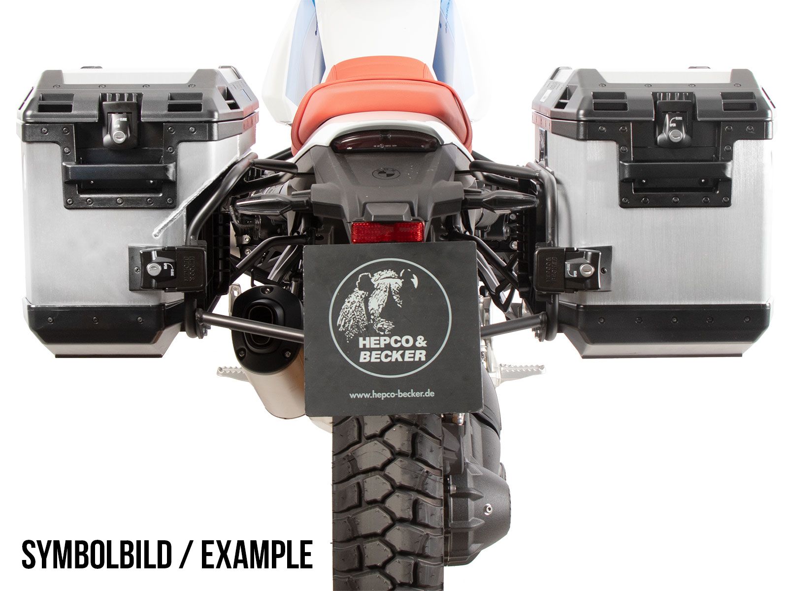 Kofferträgerset Cutout Träger inkl. Kofferset Xplorer Cutout schwarz für BMW R 12 G/S (25-)