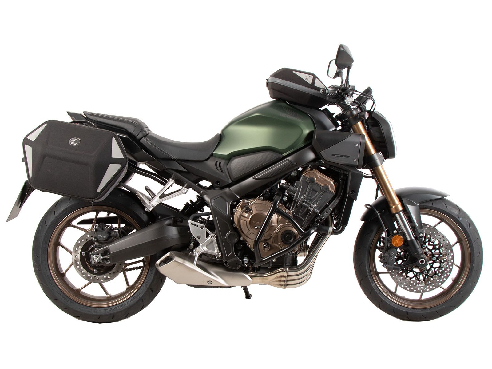 C-Bow Seitenträger schwarz für Honda CB 650 R / E-Clutch (24-) Hepco & Becker