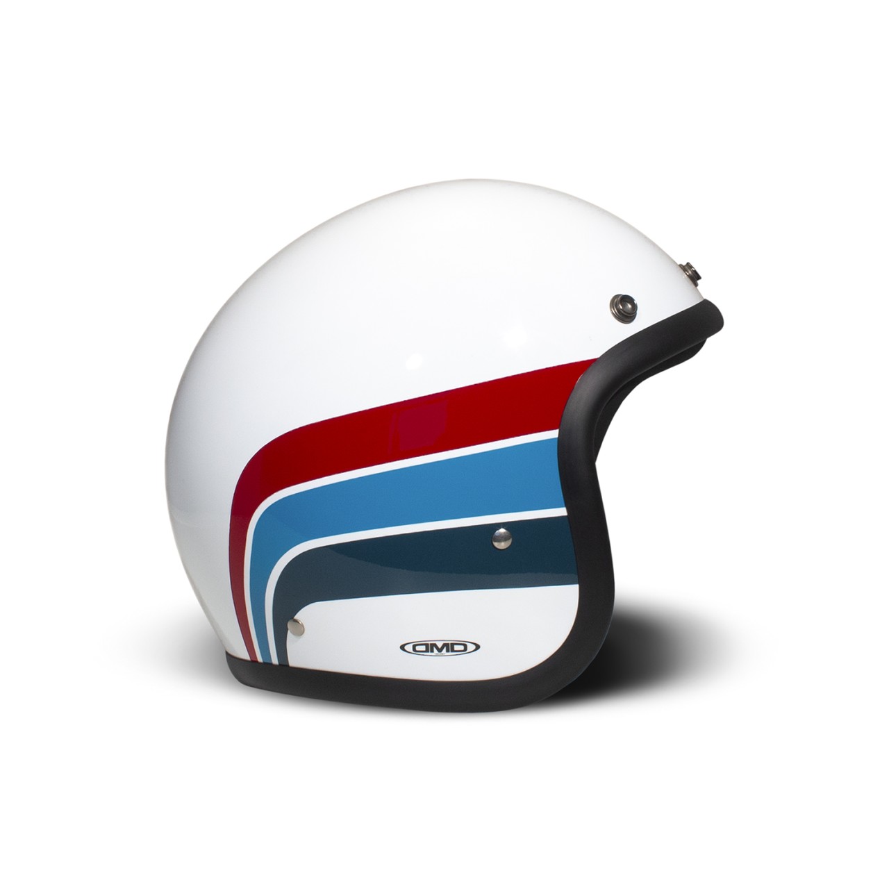 DMD Jethelm Retro, weiß, glänzend, Artemis, Fiberglas, ECE 22.06