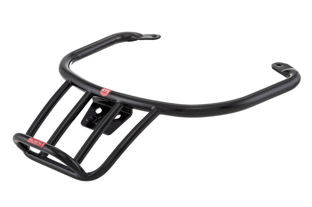 Gepäckträger /  Soziushaltebügel Heck 70s für Vespa GTS/​GTV/​GT 125-300ccm 4T LC, schwarz matt