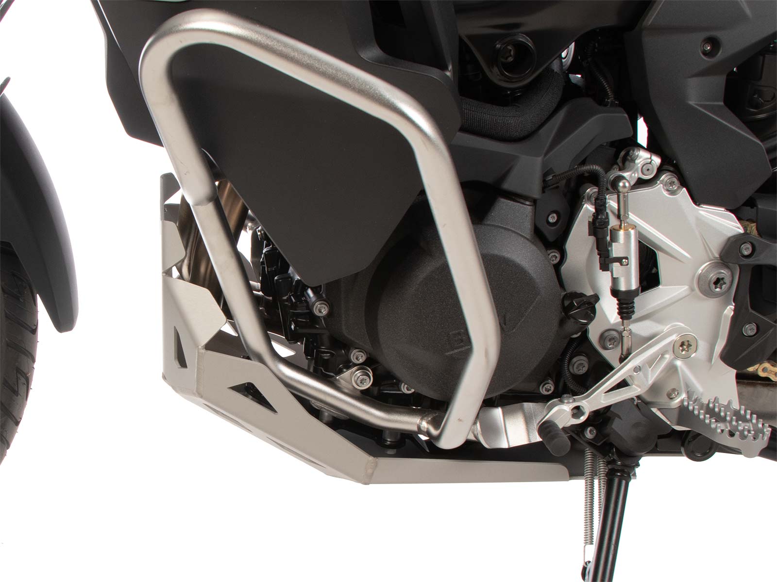 Motorschutzplatte silber für BMW F 900 GS Adventure (24-) Hepco & Becker