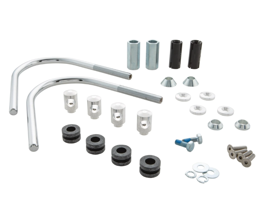 Montagematerial Flyscreen für Vespa GTS/​GTS Super/​GT/​GT L 125-300ccm, silber