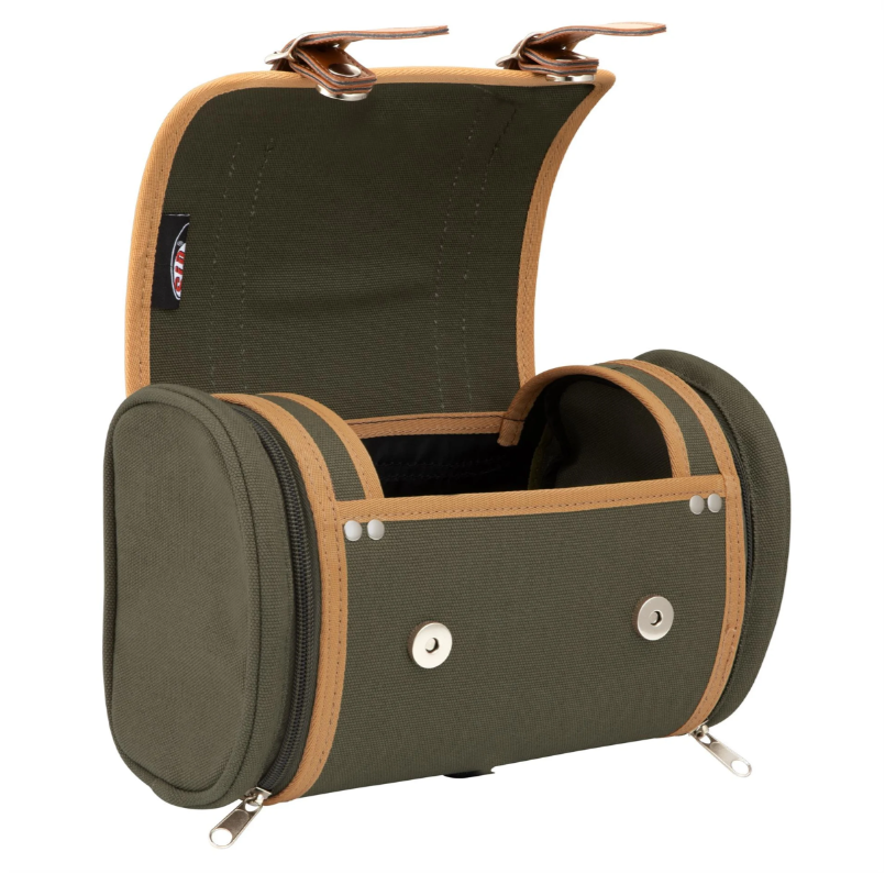 Tasche "Classic" Gepäckträger/Soziushaltebügel Heck für Vespa, Canvas, olive