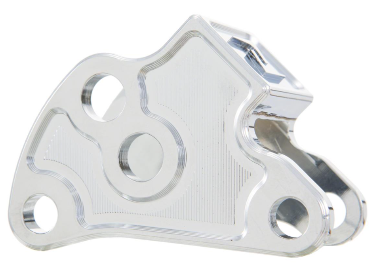 Adapter für Tieferlegung Stoßdämpfer, hinten für Vespa Primavera/​Sprint, chrom