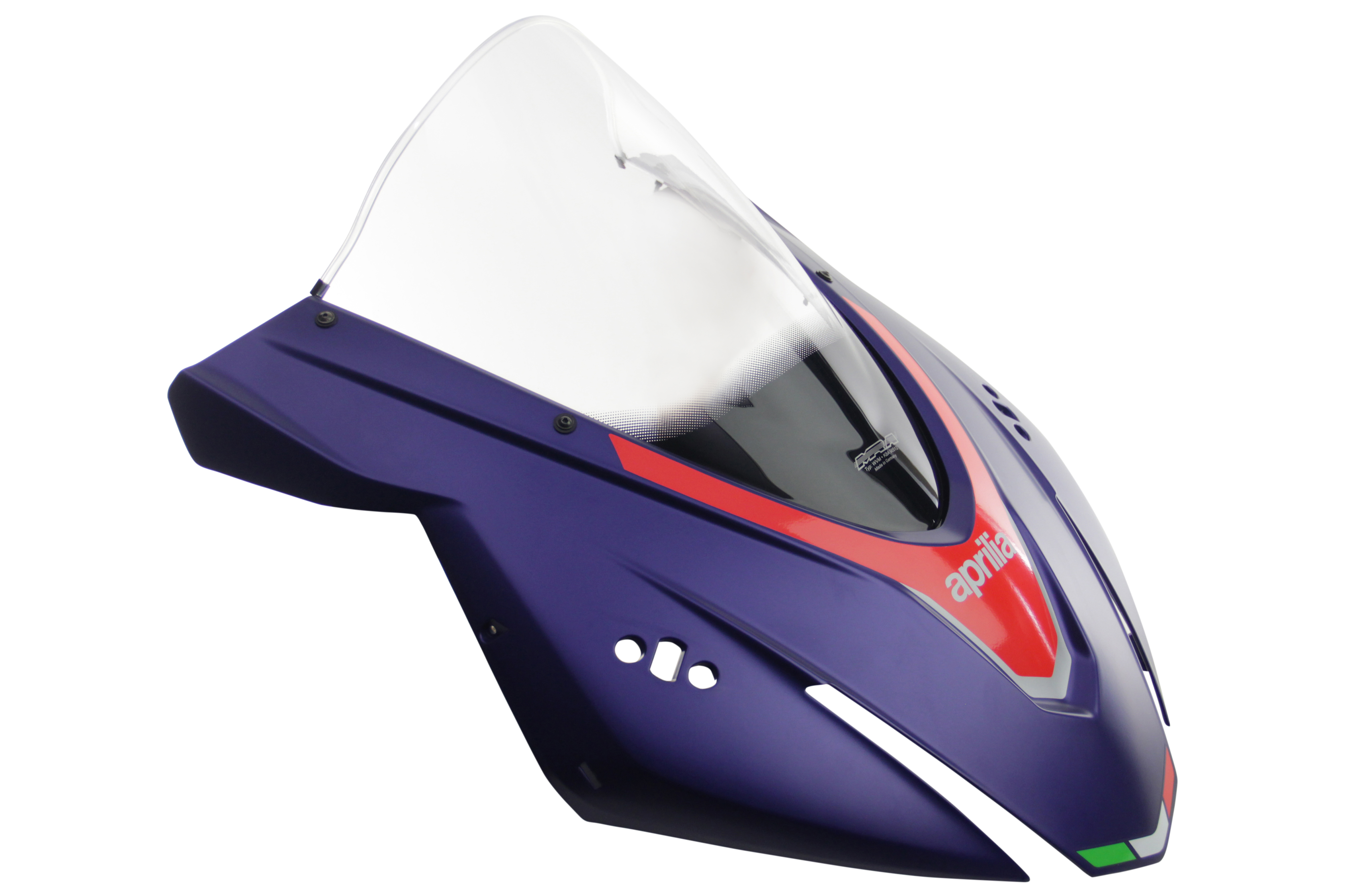 MRA Racingscheibe "R" - farblos - Aprilia RSV 4 1100 Factory 2021-