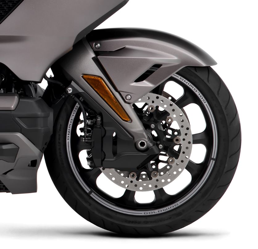 Felgendekor Aufklebesatz silber für Honda GL1800 Gold Wing (20-) Original