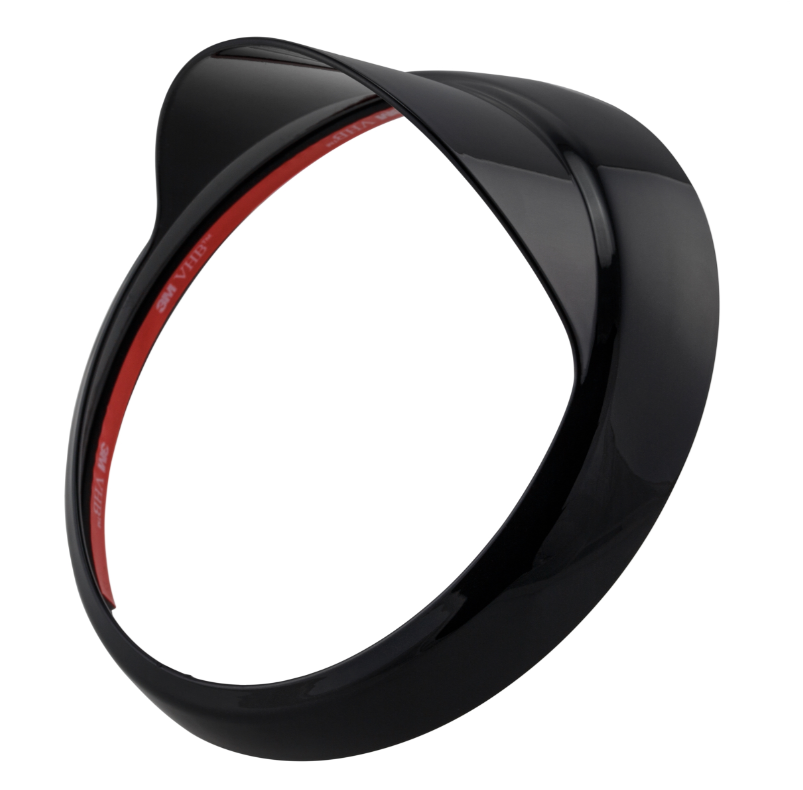 Lampenring mit Lampenschirm für Vespa LX 50-150ccm, schwarz glänzend