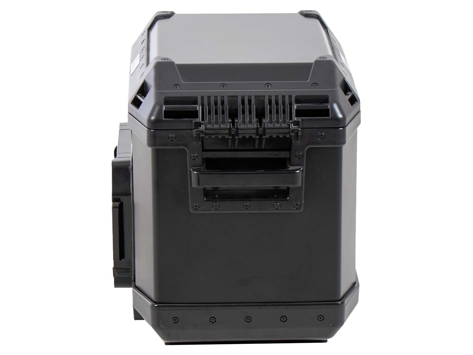 Seitenkoffer Alu Xplorer 40 Cutout links schwarz Hepco & Becker