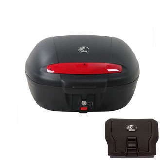 Journey Topcase 50 schwarz inkl. Universaltopcasepalette für Fremdträger Hepco & Becker