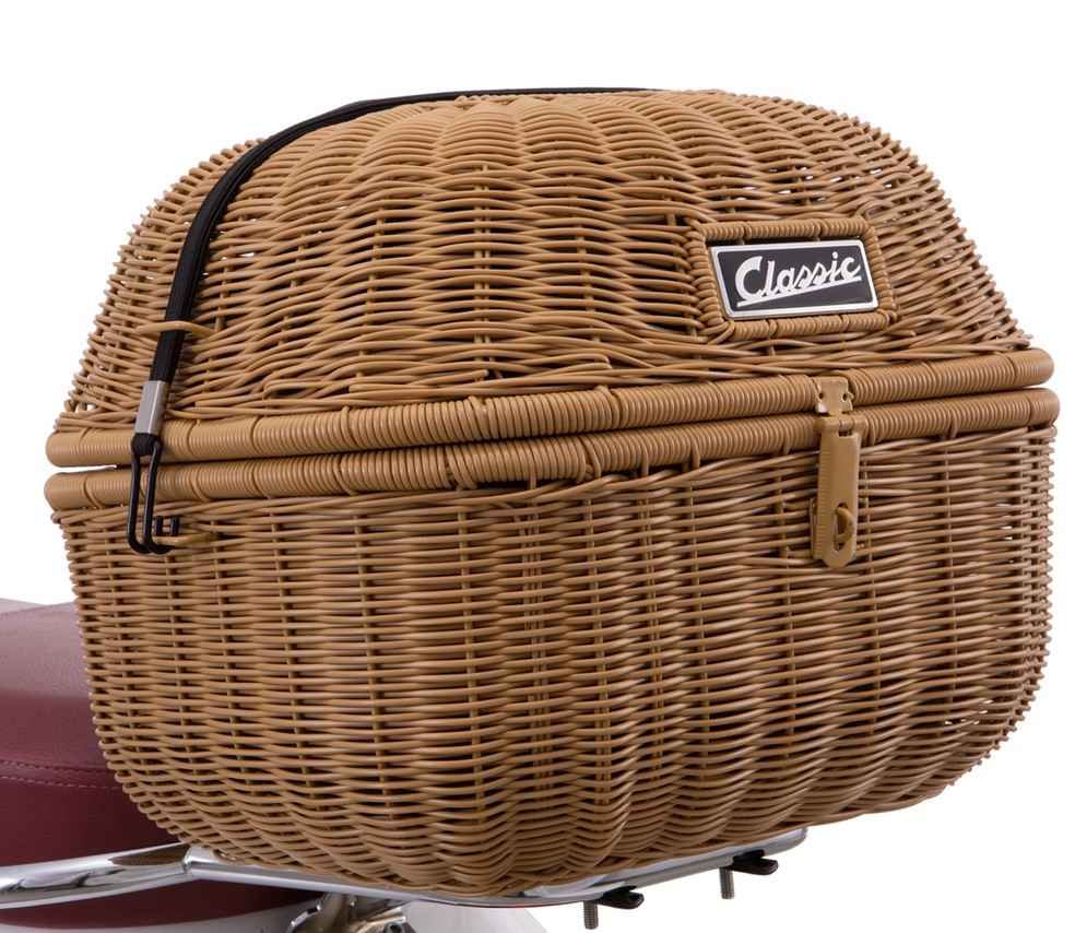 Gepäckkorb Kit Classic für Vespa GTS/​GTV/GT60  125-300ccm, braun
