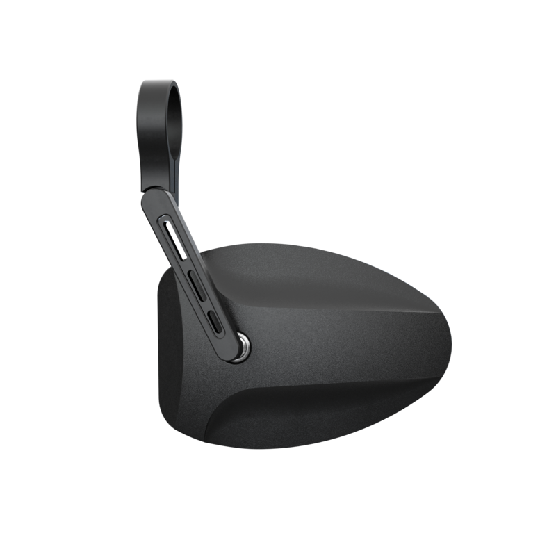 HIGHSIDER pro Lenkerendenspiegel Ferrara 2 Schwarz Kurz (1Stck.)