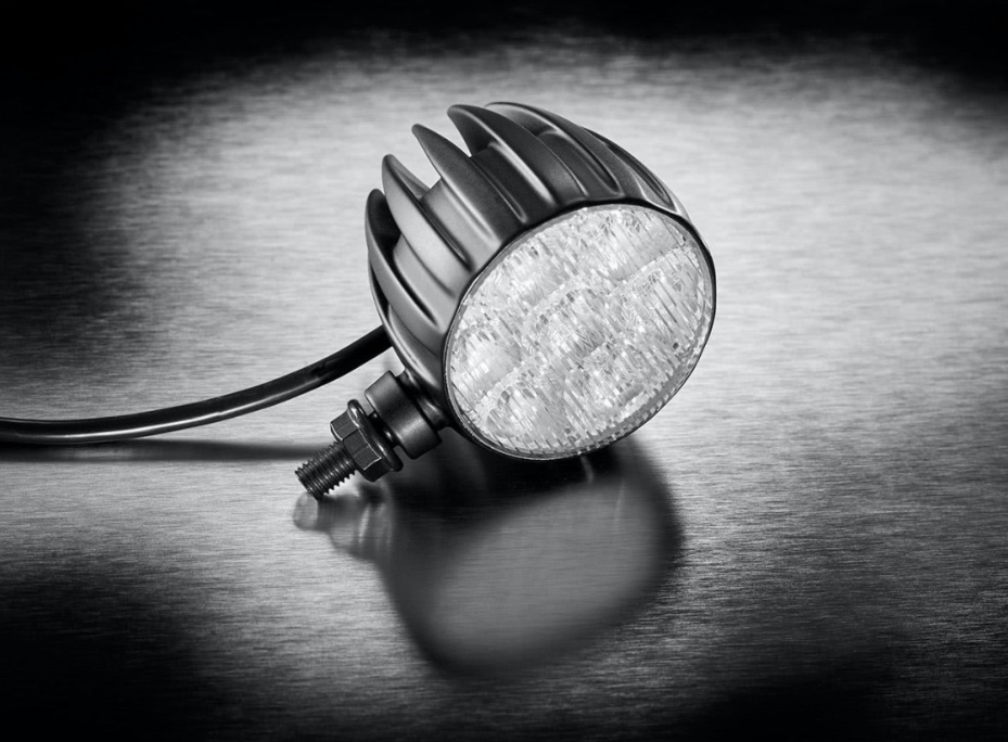 Kellermann Tagfahrlicht mit Positionslicht, Dayron, Aluminium, LED, VR/VL, 12 V, schwarz matt