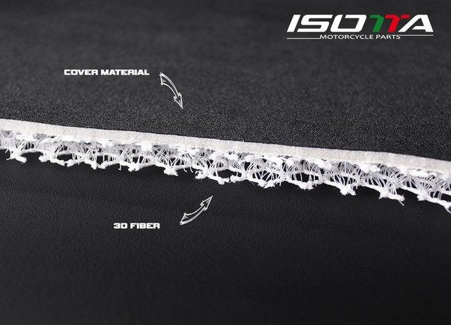 Sitzbezug 2,0 cm abgesenkt, aus 3D Faser für BMW R 1300 GS