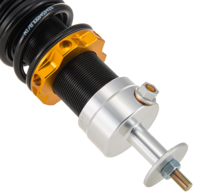 Stoßdämpfer hinten für Vespa Primavera/​Sprint 125-150ccm ('14-), schwarz/silber/orange