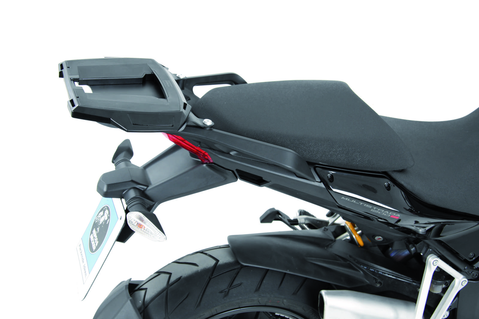 Alurack Topcaseträger schwarz für Ducati Multistrada 1200 /S (10-14) Hepco & Becker