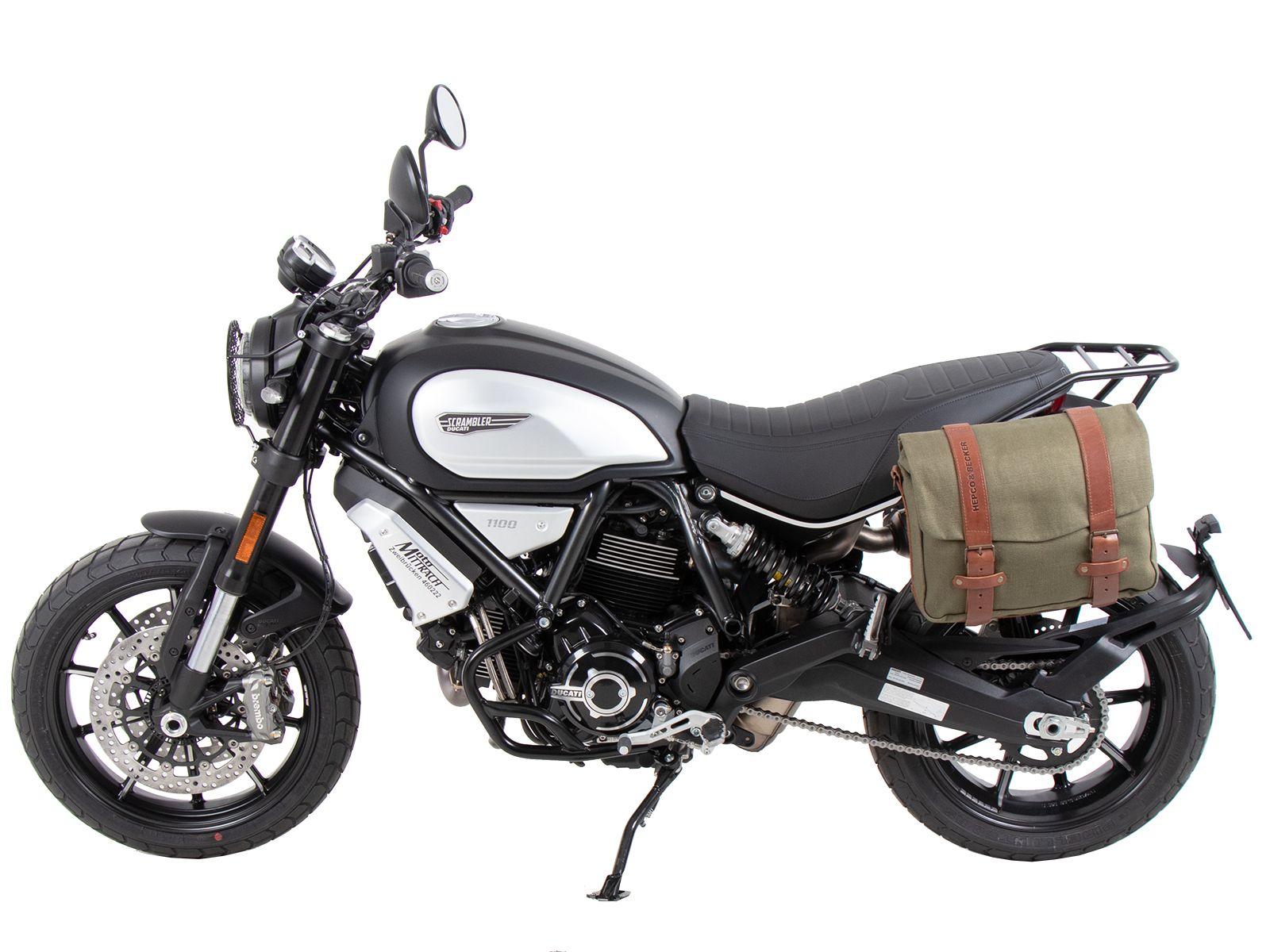 C-Bow Seitenträger links für Ducati Scrambler 1100 Dark Pro /Pro /Sport Pro (21-24) Hepco & Becker