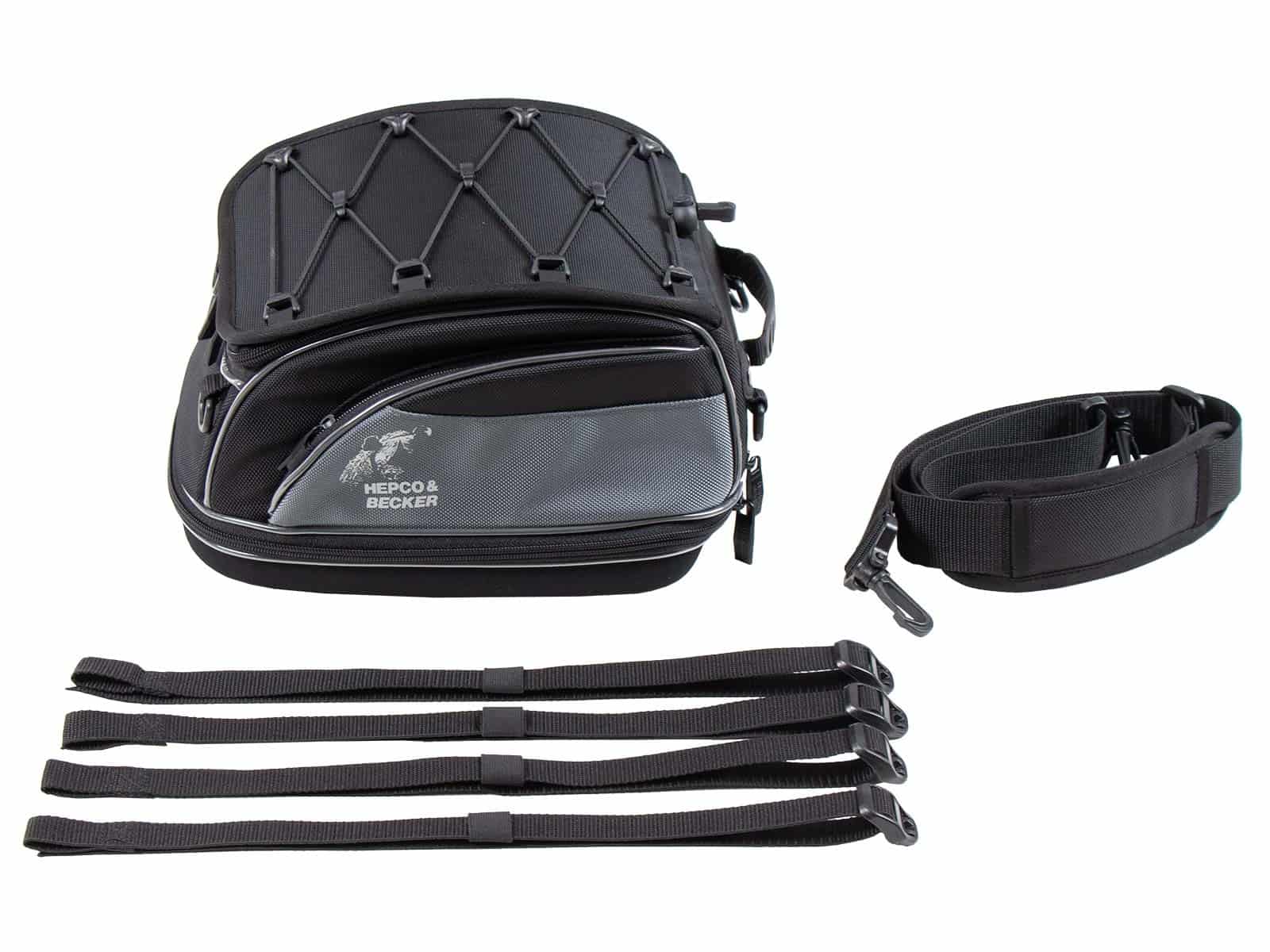 Hecktasche Street Basic schwarz für Sportracks und Smartraks Hepco & Becker
