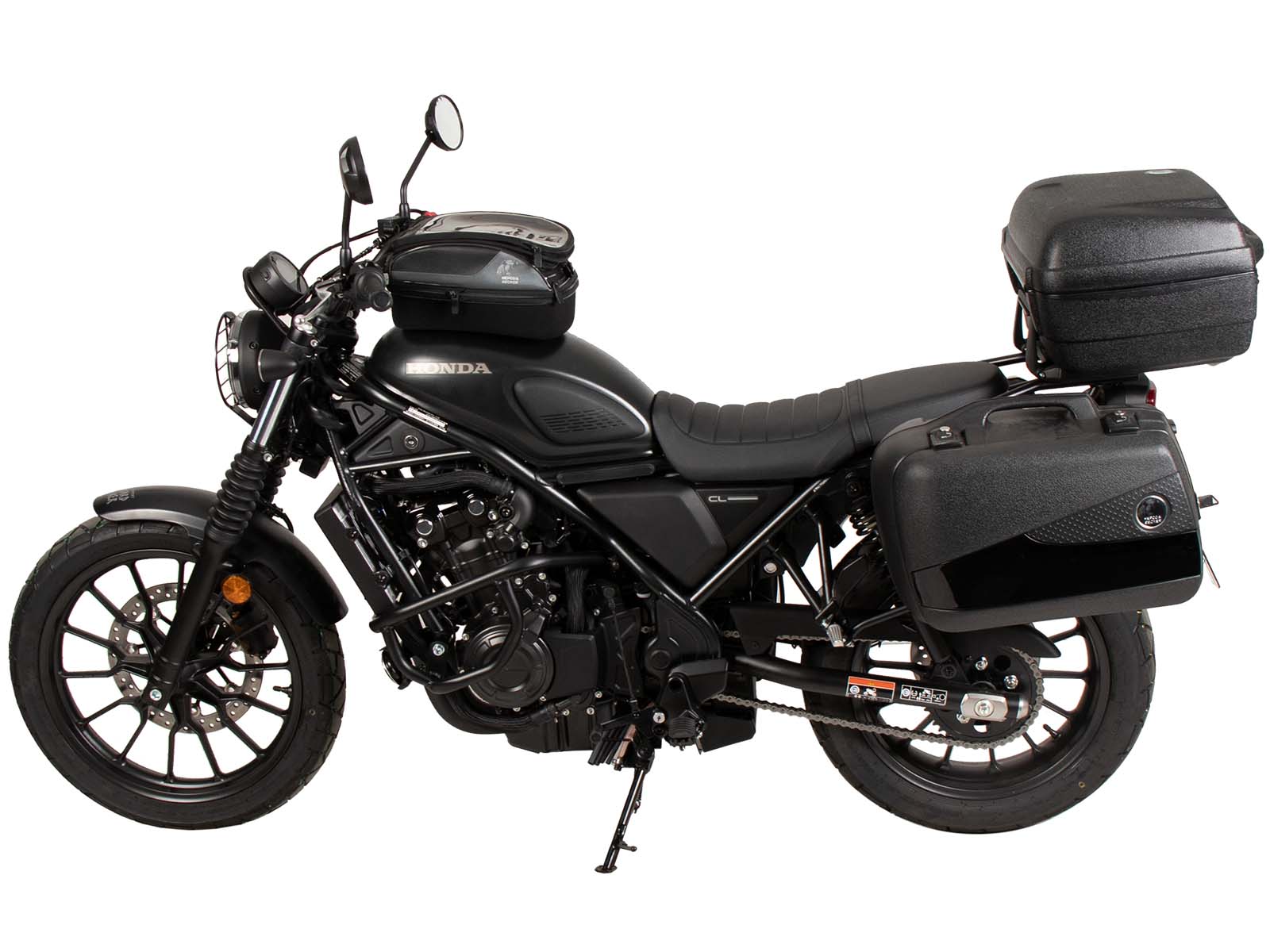 Alurack Topcase-Träger schwarz für Honda CL 500 Scrambler (23-) Hepco & Becker