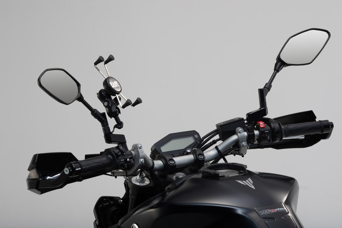 SW-Motech Navi-Halterung Kit X-Grip für große Smartphones für Ducati Multistrada 1200 /S /Enduro