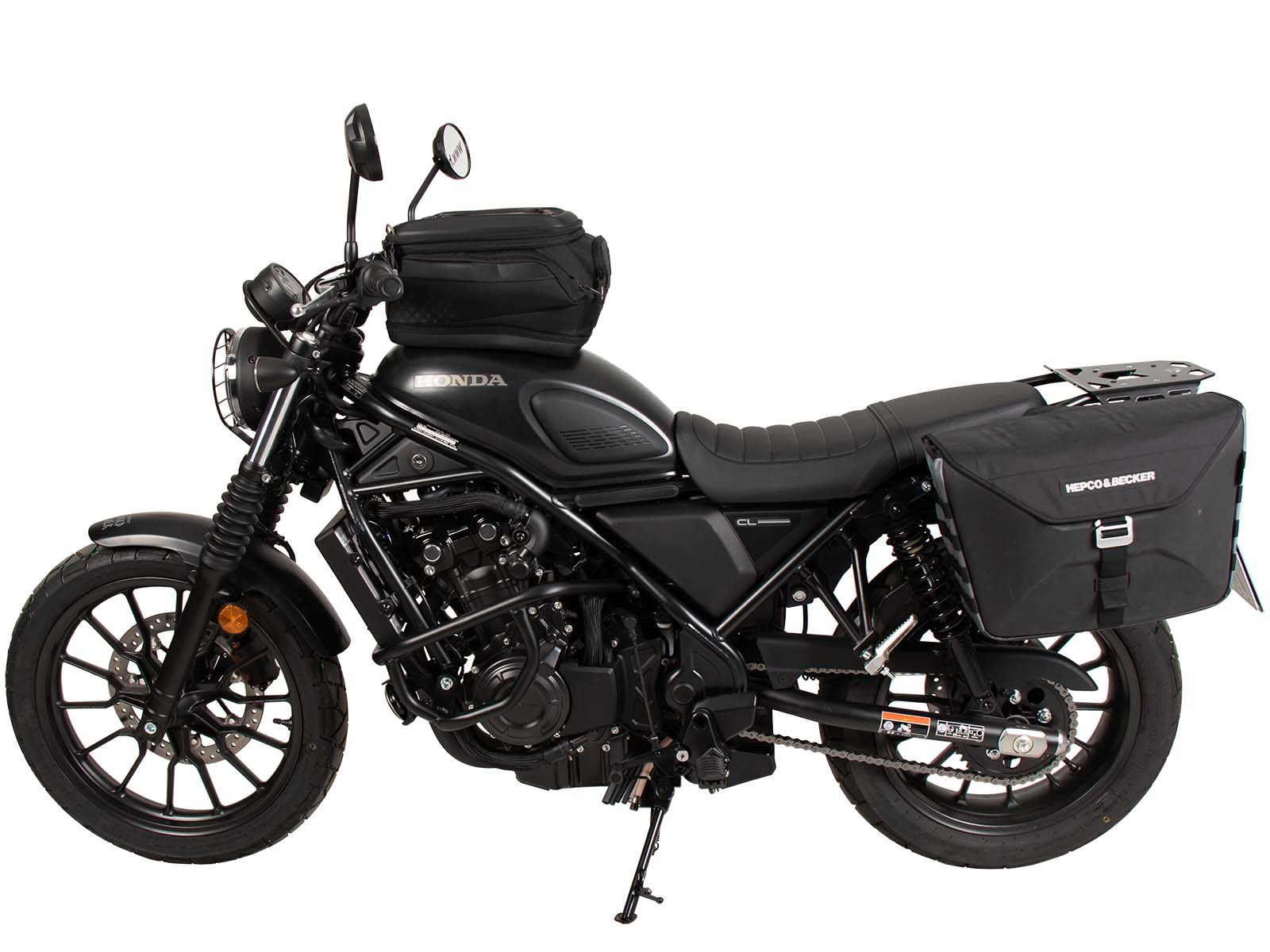 C-Bow Seitenträger links schwarz für Honda CL 500 Scrambler (23-) Hepco & Becker