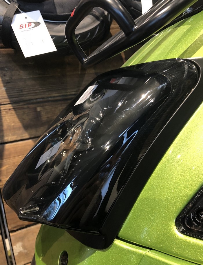 Rahmen Rücklicht Conversion für Vespa GTS/​GTS Super/​GTV 125-300ccm ('14-'18), schwarz matt