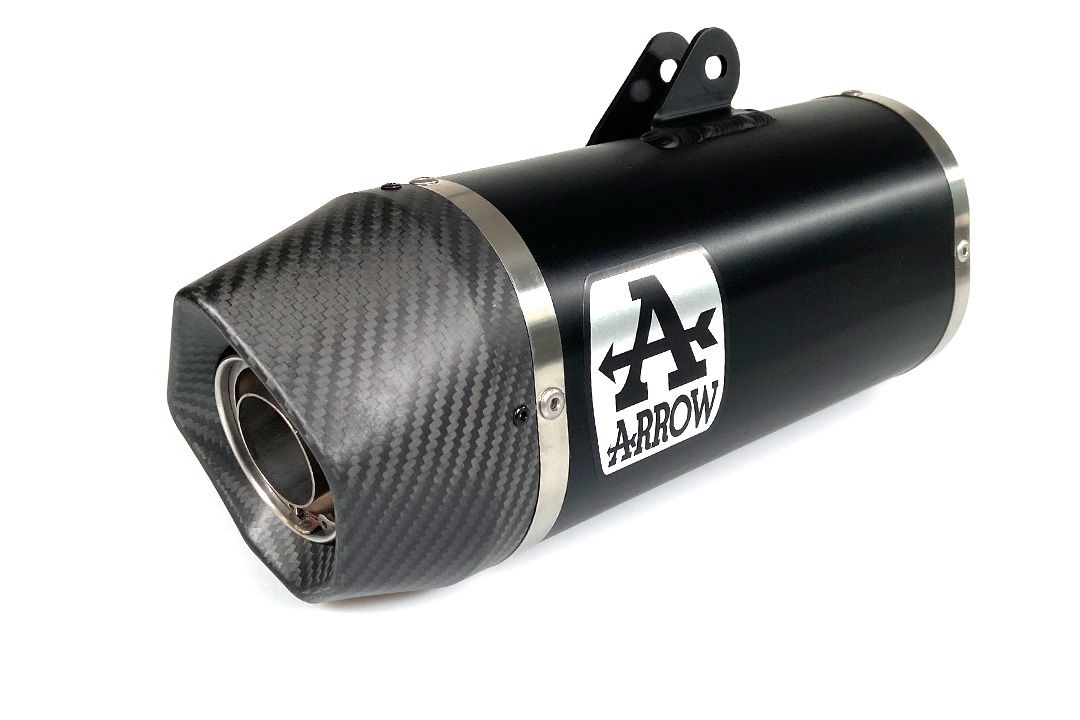 ARROW Auspuff DARK INDY RACE für Husqvarna Svartpilen 125 (21-)