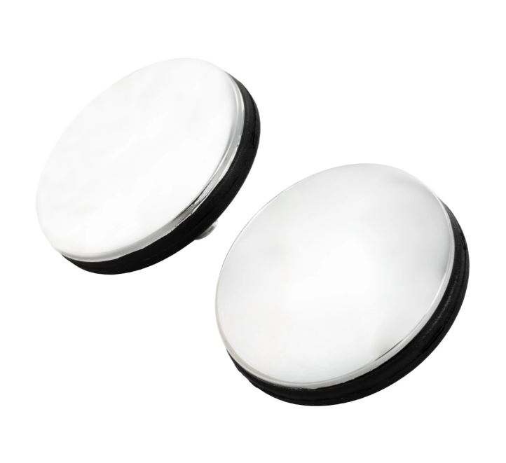 Abdeckung Spiegelloch links & rechts für Vespa, chrom