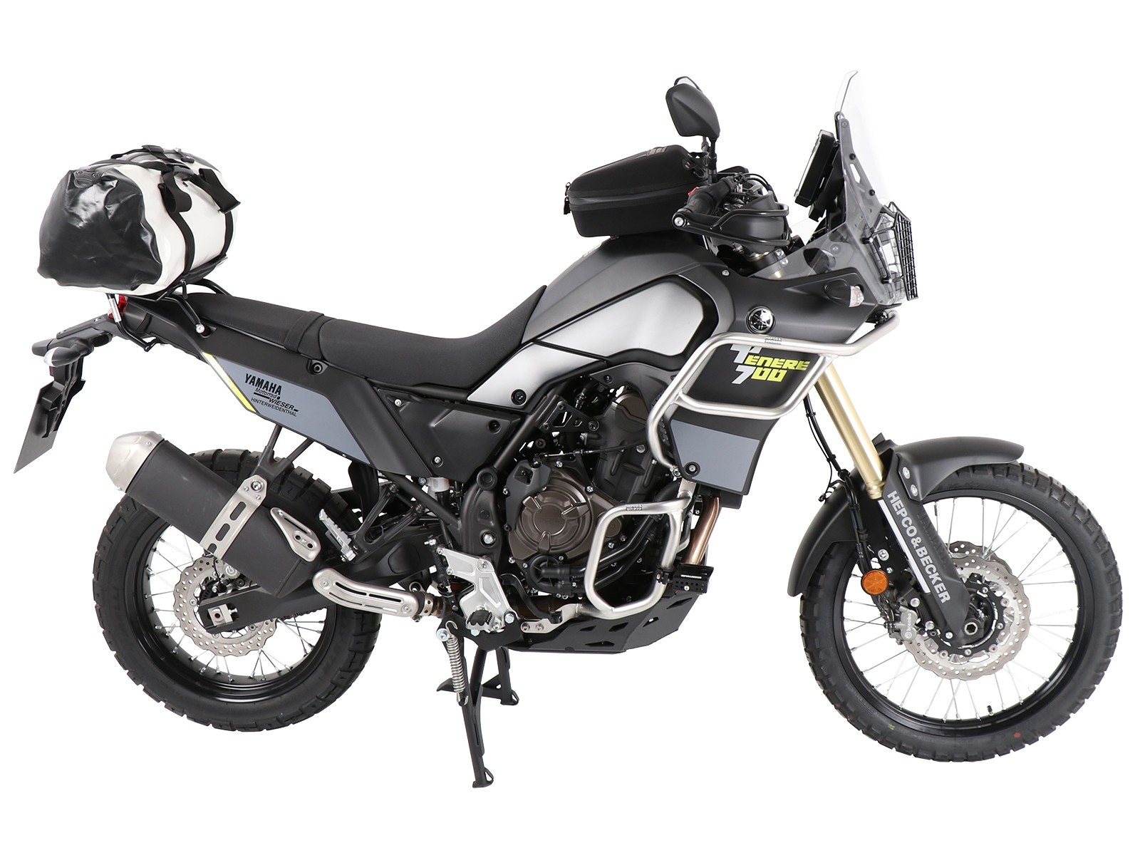 Gepäckbrückenverbreiterung schwarz für YAMAHA TÉNÉRÉ 700 (2019-2024)