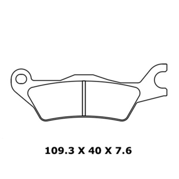CL Brakes Street Sintermetall Bremsbeläge - 1258XBK5