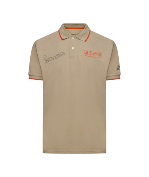 Vespa Polo Shirt Nomad beige DEC-Kollektion