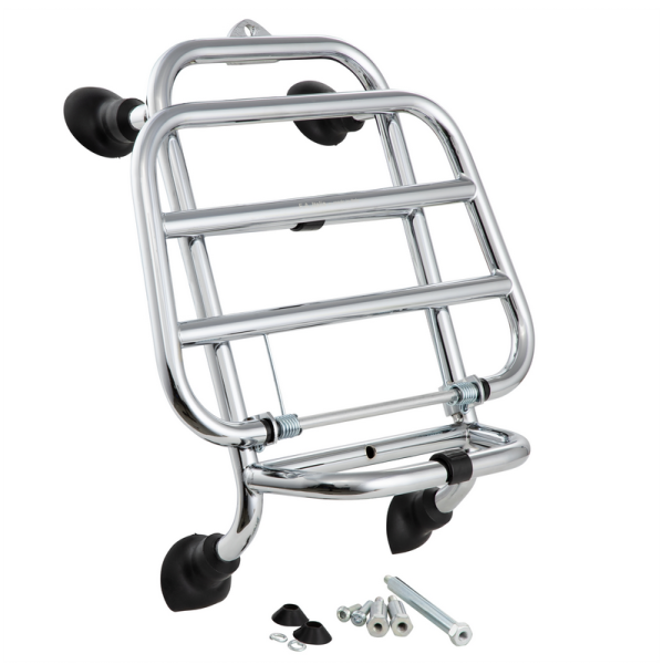 Gepäckträger vorne für Vespa GTS /​GTS Super HPE /​GTV 125/​300 ('19-), klappbar, chrom