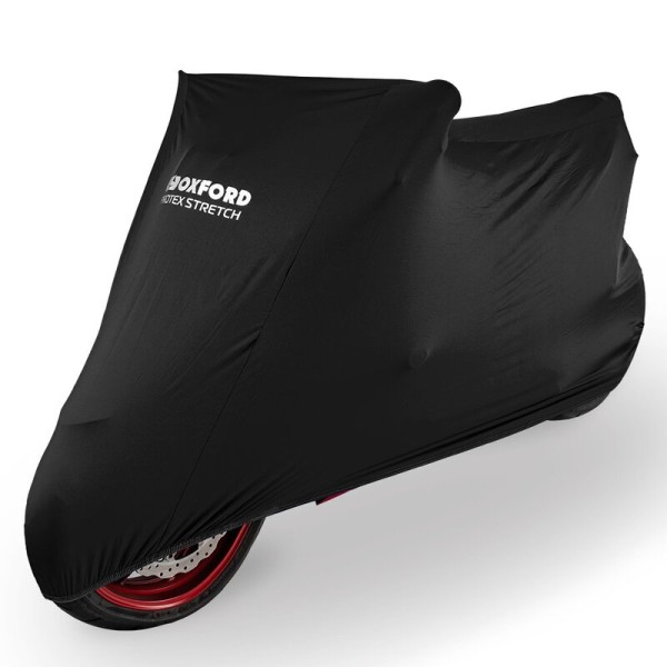 Oxford Indoor Abdeckplane Protex Stretch Schwarz - Motorrad / Scooter - M