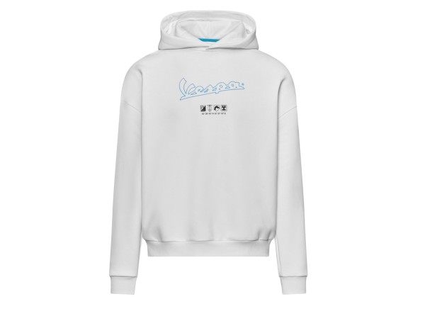 Vespa Hoodie weiß DEC-Kollektion