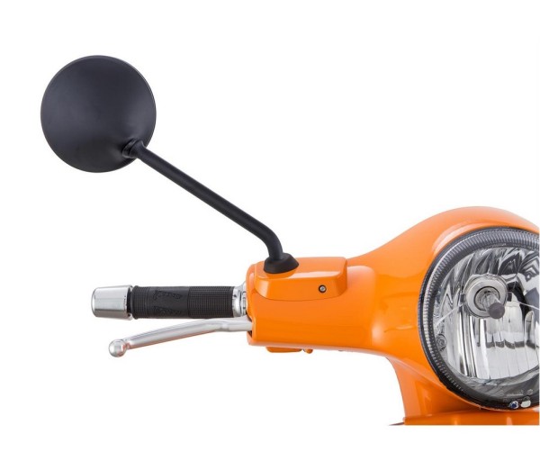 Spiegel für Vespa LX/​LXV/​S/​GTS/​GTS Super/​GTV/​GT 60/​GT/​GT L 50-300ccm, schwarz matt, rechts