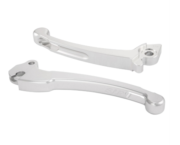 Sporthebel Set Kupplung/Bremse für Vespa PX 125 -150ccm, HBZ Hengtong, rechts/links, silber