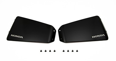 Kofferblenden-Set schwarz für das Seitenkoffer-Set für Honda Forza 750 2021-