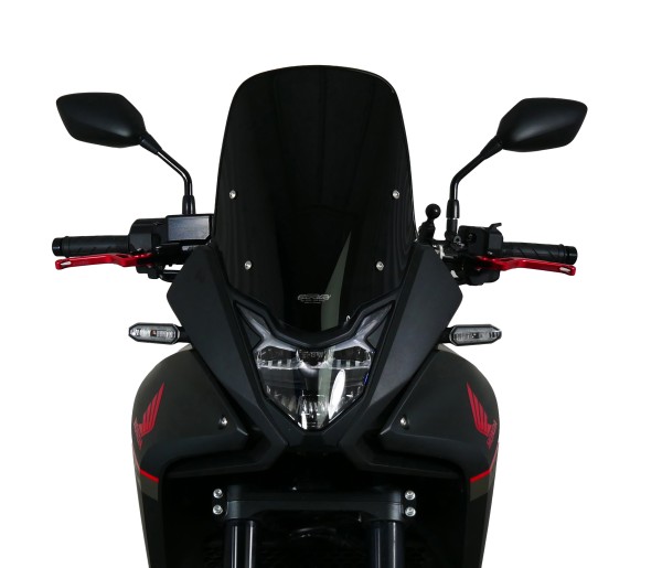 MRA Tourenscheibe "TM" schwarz für Honda XL 750 Transalp (23-24)