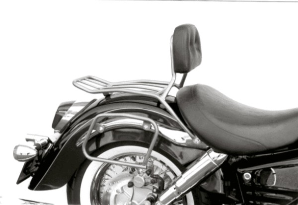 Solorack mit Rückenlehne chrom für Honda VT 1100 C3 Shadow (98-00) Hepco & Becker