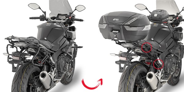 Seitenkoffer-Träger abnehmbar für Yamaha MT-10 (Bj.16-19) Givi