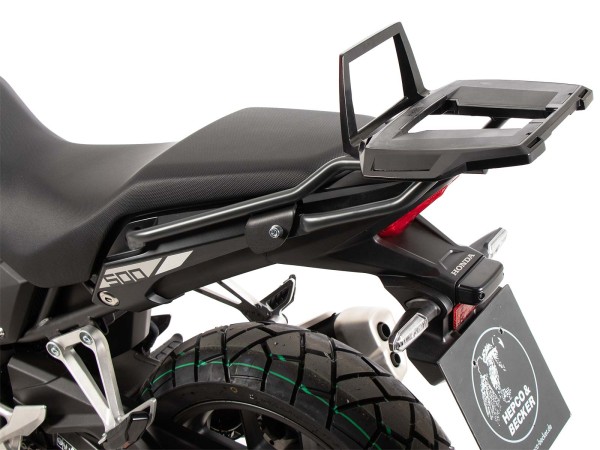 Alurack Topcase-Träger anthrazit für Honda NX 500 (24-) Hepco & Becker