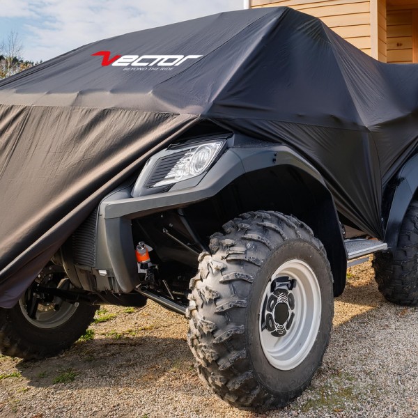 VECTOR Abdeckplane außen für ATV/Quads – Schwarz - XL