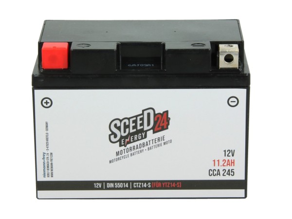 Sceed24 Batterie 12 V, 11 A, Gel / SLA