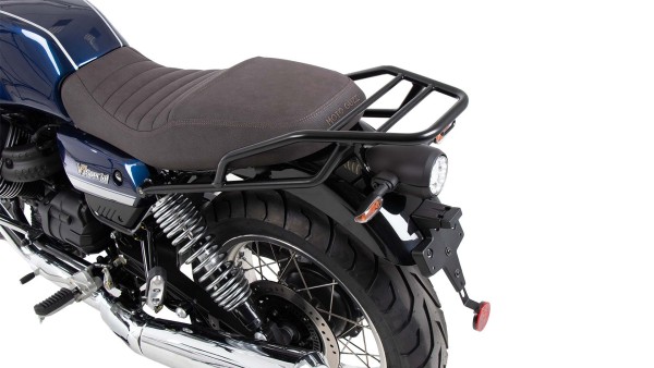 Rohrgepäckbrücke schwarz für Moto Guzzi V7 850 Special/Stone/Centenario (21-24)