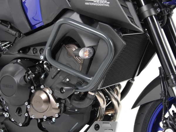 Motorschutzbügel inkl. ProtectionPad anthrazit für Yamaha MT-09 (Bj.17-) Hepco & Becker