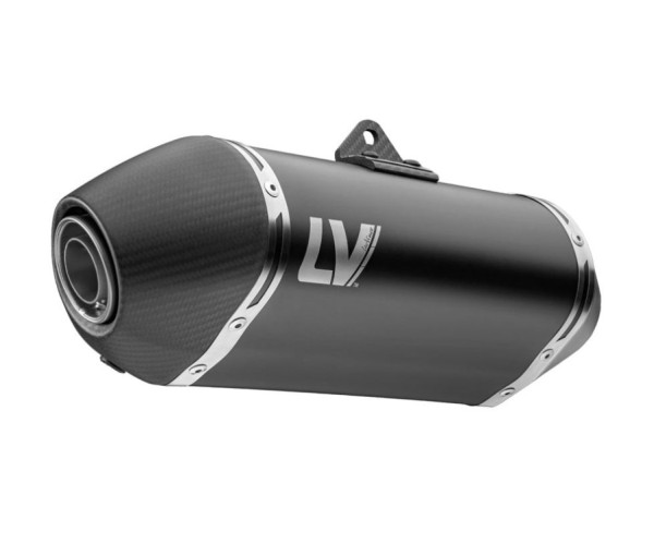 LeoVince Endschalldämpfer LV-14 Black Edition Slip On Edelstahl schwarz für CF Moto /Husqvarna /KTM