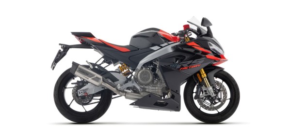 ARROW Auspuffanlage INDY RACE Titan mit Carbon-Endkappe für Aprilia RS 660 (25-)
